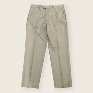 EUC | Alfani | Flat Front Dress Pants | Olive Green | Men’s 36/32